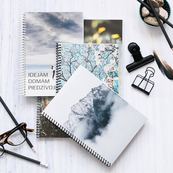 Personalized spiral notebooks